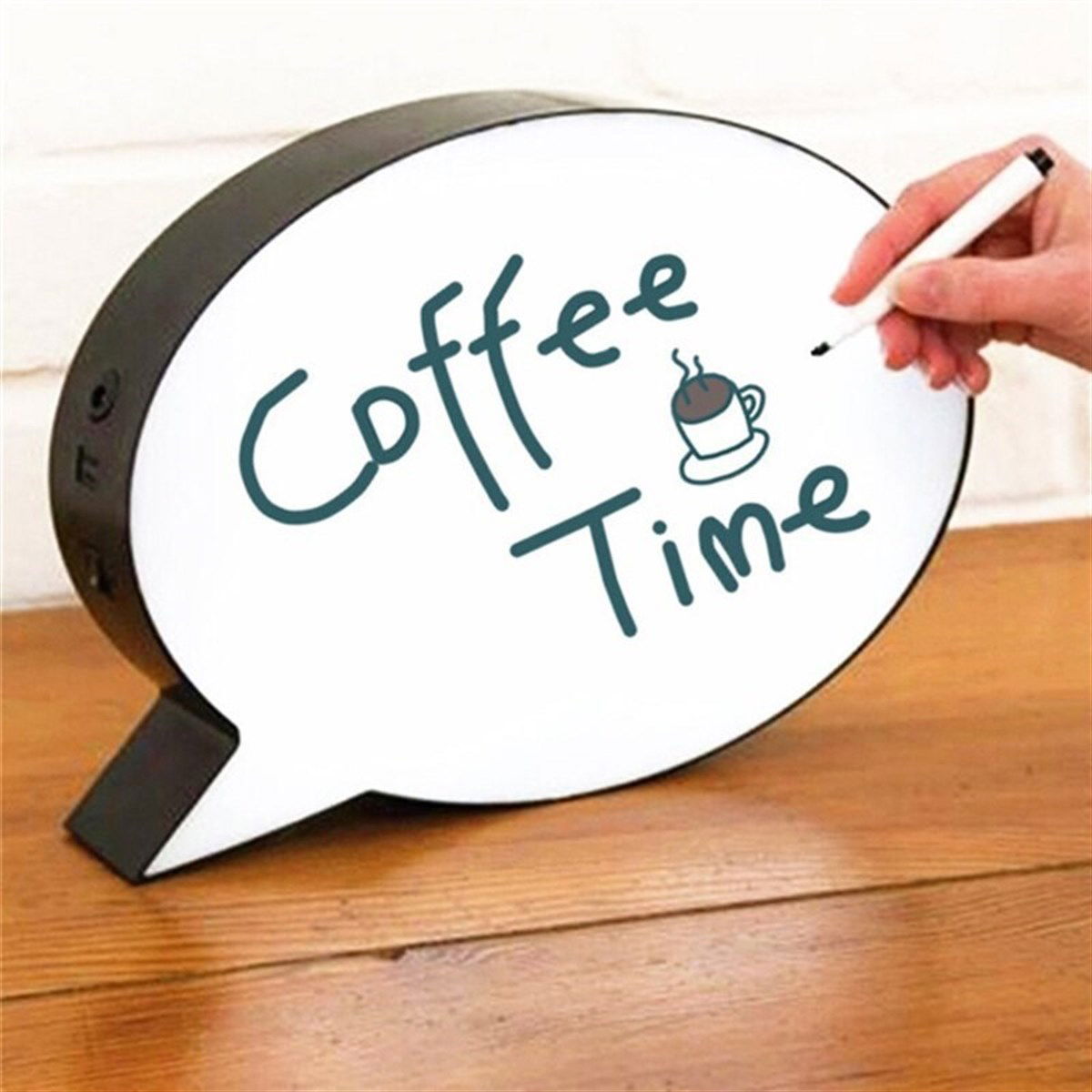 Message Board Pen Writeable Speech Balloon Appearance Illuminated