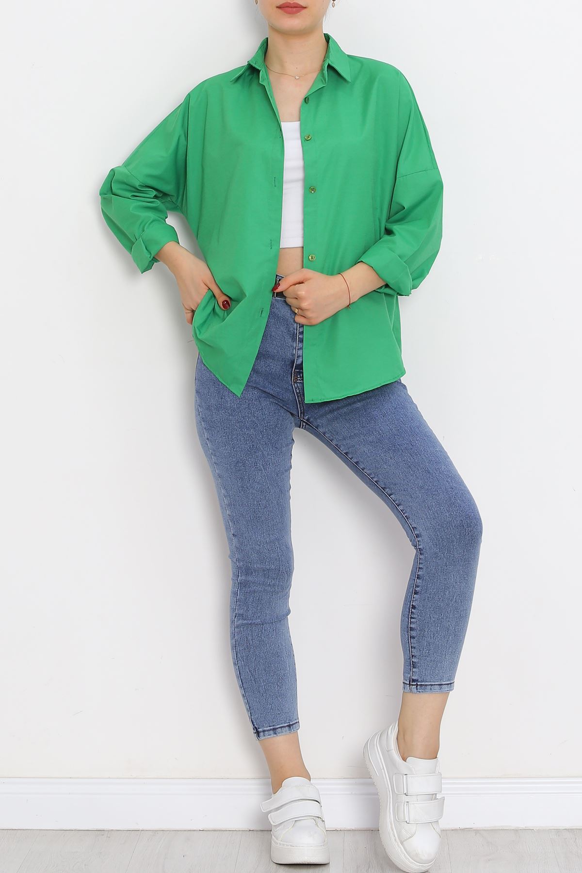 Oversize Shirt Green5