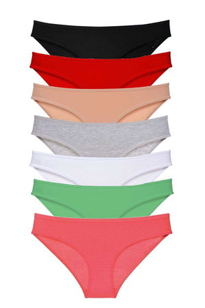 7pcs Super Eco Set Lycra Women Slip Panty Set 3