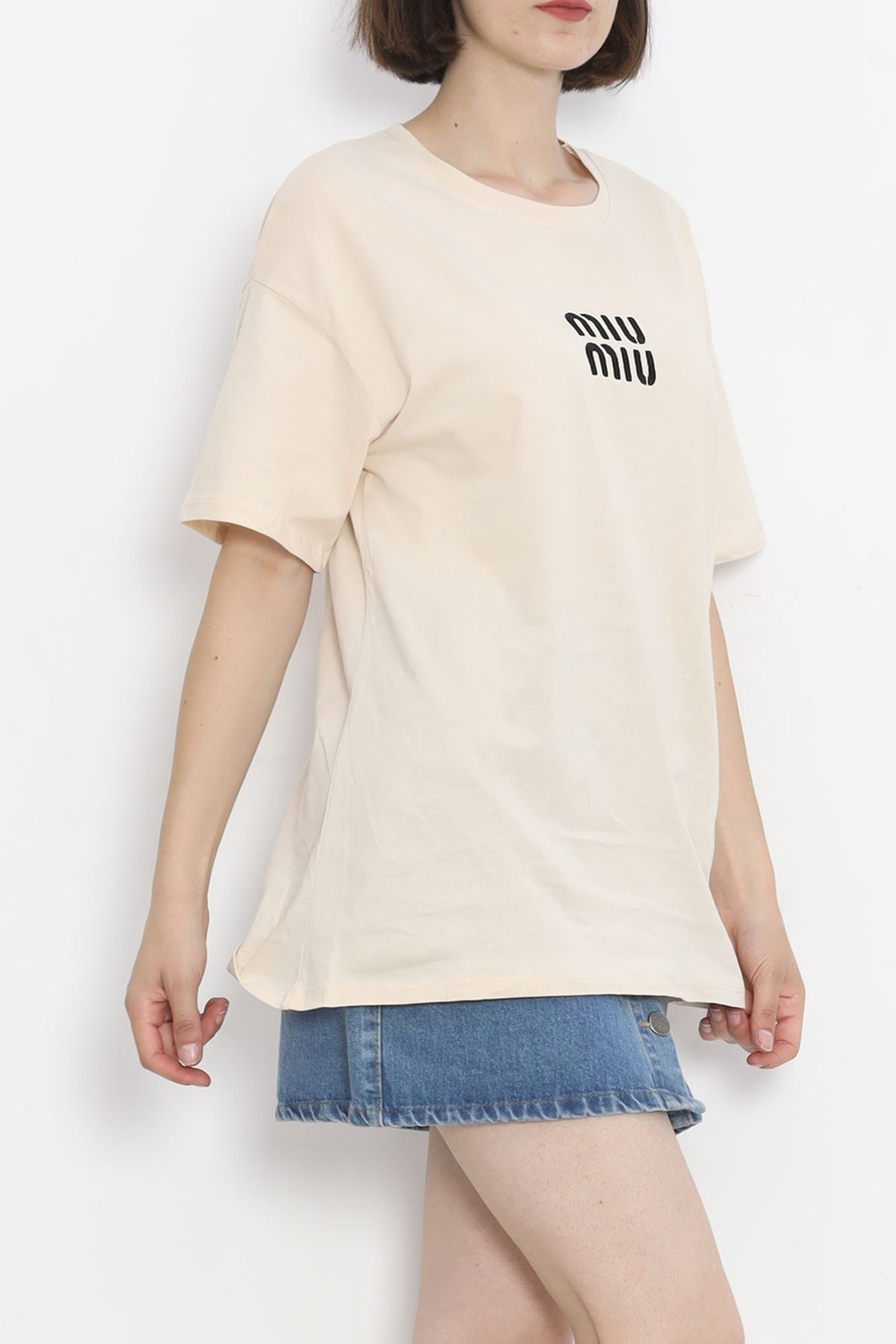 Embroidered T-shirt White