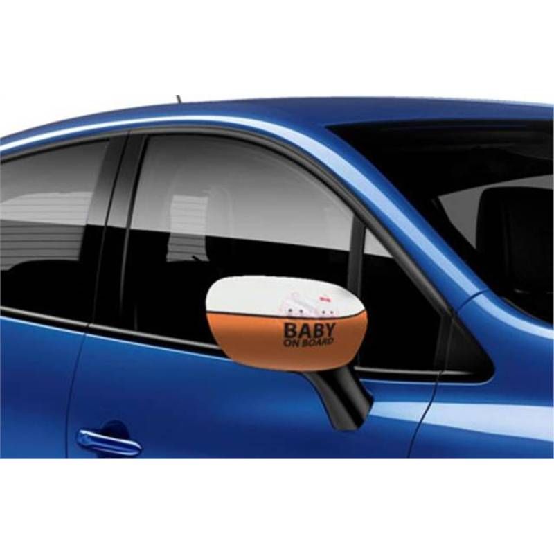 Car Mirror Cover 2 Pcs - Baby On Board