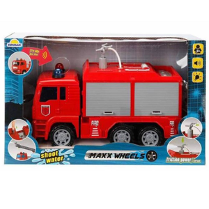 Maxx Wheels Water Sprinkler Fire Truck with Sound and Light 24 cm