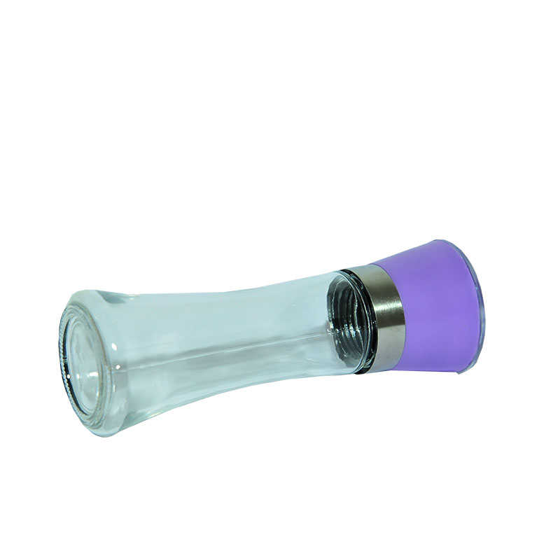 Salt Black Pepper Glass Grinder Purple