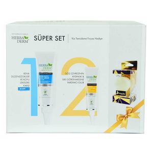 Super Set Color Lightening Spot Cream 55 ML + Under Eye Cream 15 ML + Gift Facial Cleansing Brush