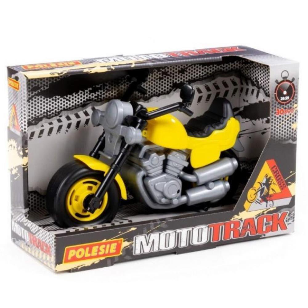 Cross Racing Motorcycle 25 Cm Yellow