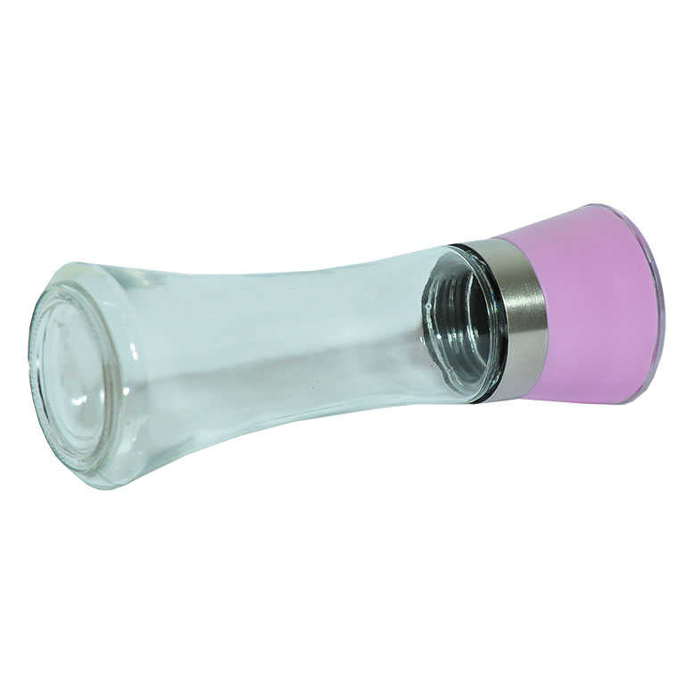 Salt Pepper Glass Grinder Pink