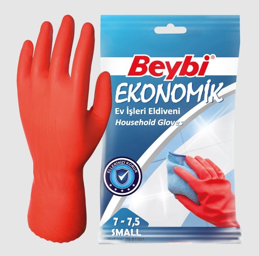 Beybi Economic Rubber Gloves No: 7 - 7.5