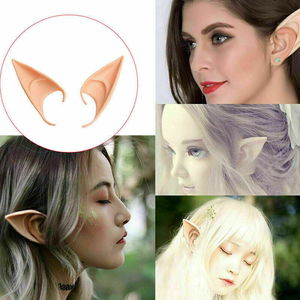 Soft Material Latex Elf Ears 1 Pair 10x5 cm