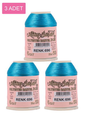 3 Pieces Altinbasak Oya and Lace Floss 20 gr - Turk - No: 696