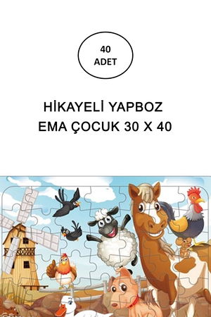 Story Puzzle Ema Kids 30 x 40 - 40 Pieces