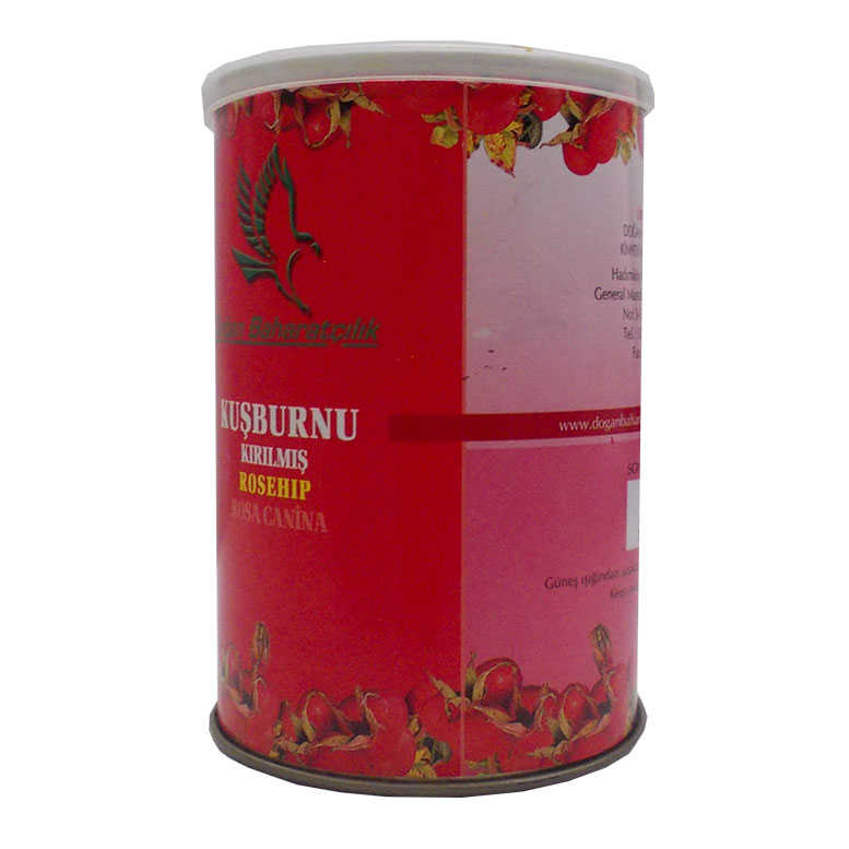 Rosehip Natural Crushed 100 Gr Tin Box