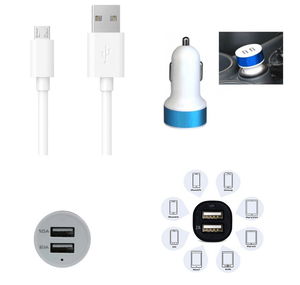 Dual USB Input 3.1 Output Travel Kit Android / Micro Usb