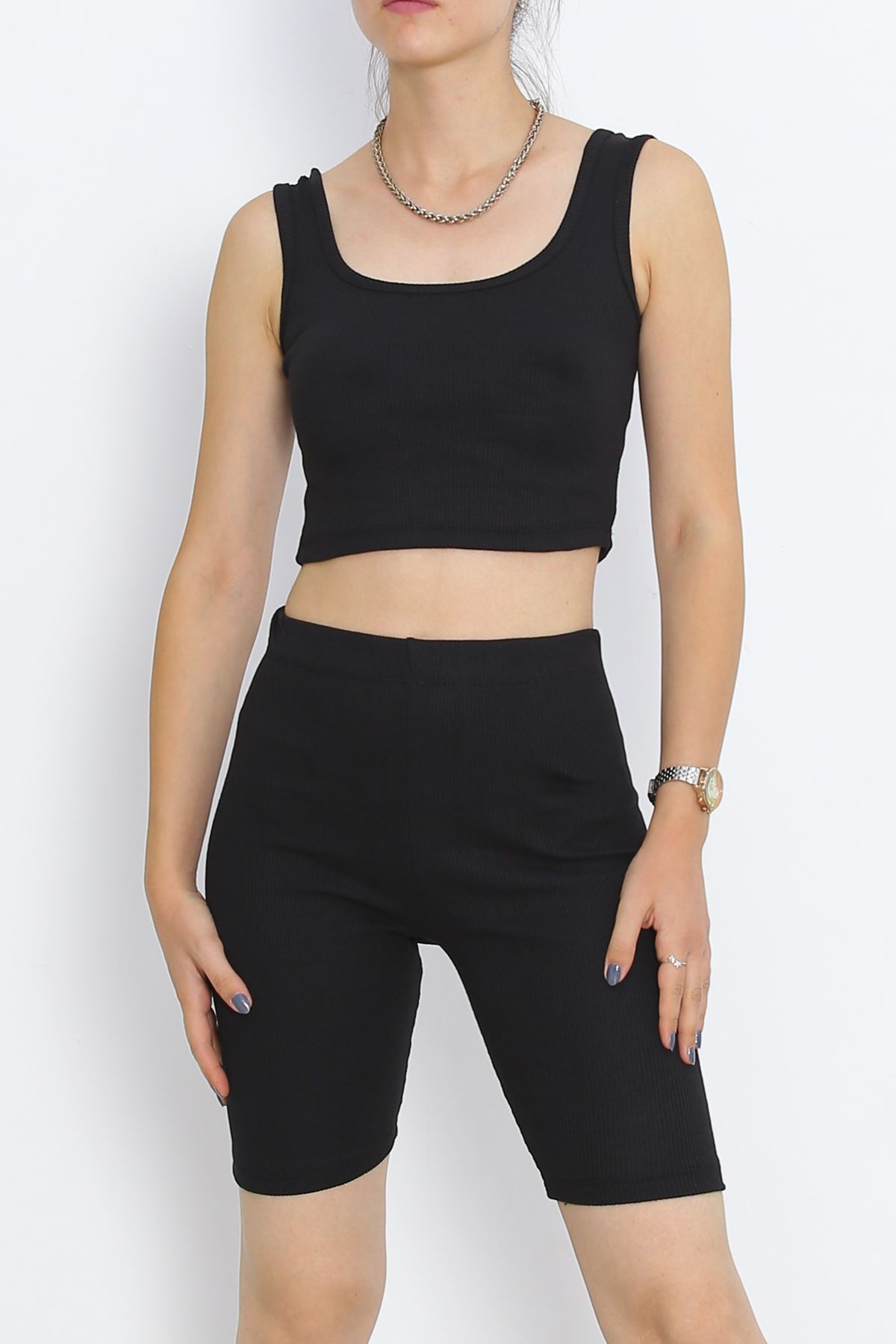 Camisole Shorts Set Black