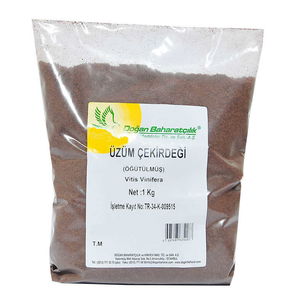 Grape Seed Ground Natural 1000 Gr Package