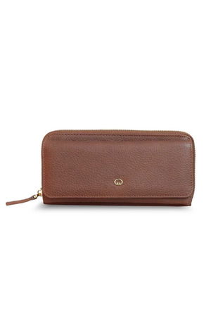 Matte Tan Leather Lady Wallet