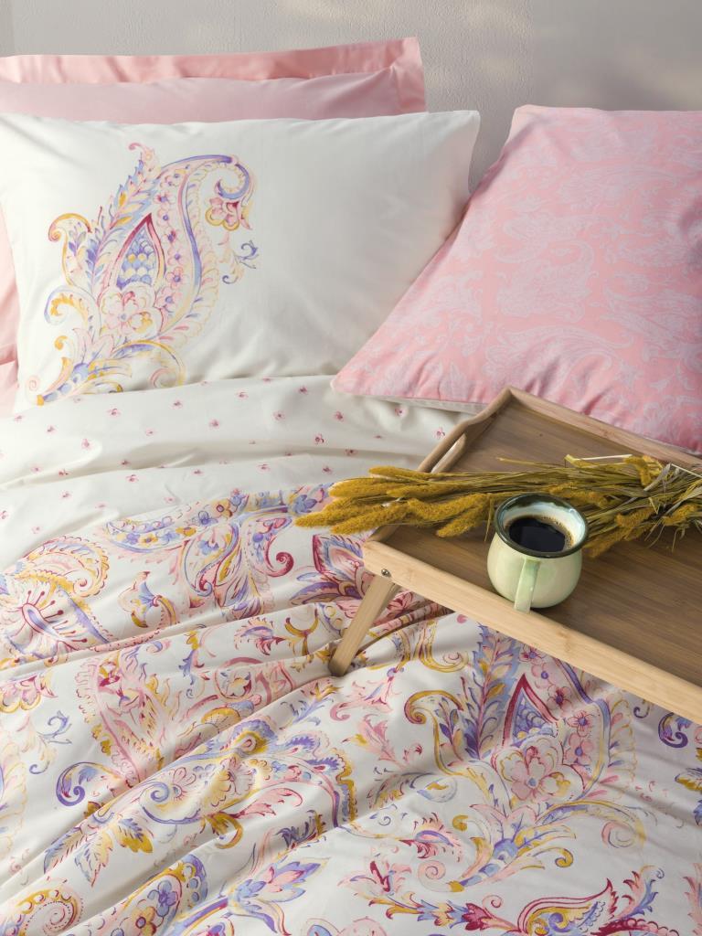 Bohemian Duvet Cover Set Double Muna Pink