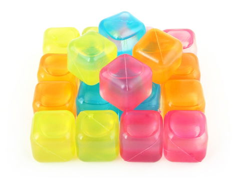 Refreshing and Colorful Ice Cubes 10 Pieces