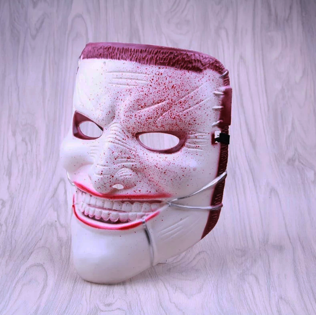 Resin Death Joker Mask Bloody 23x18 cm