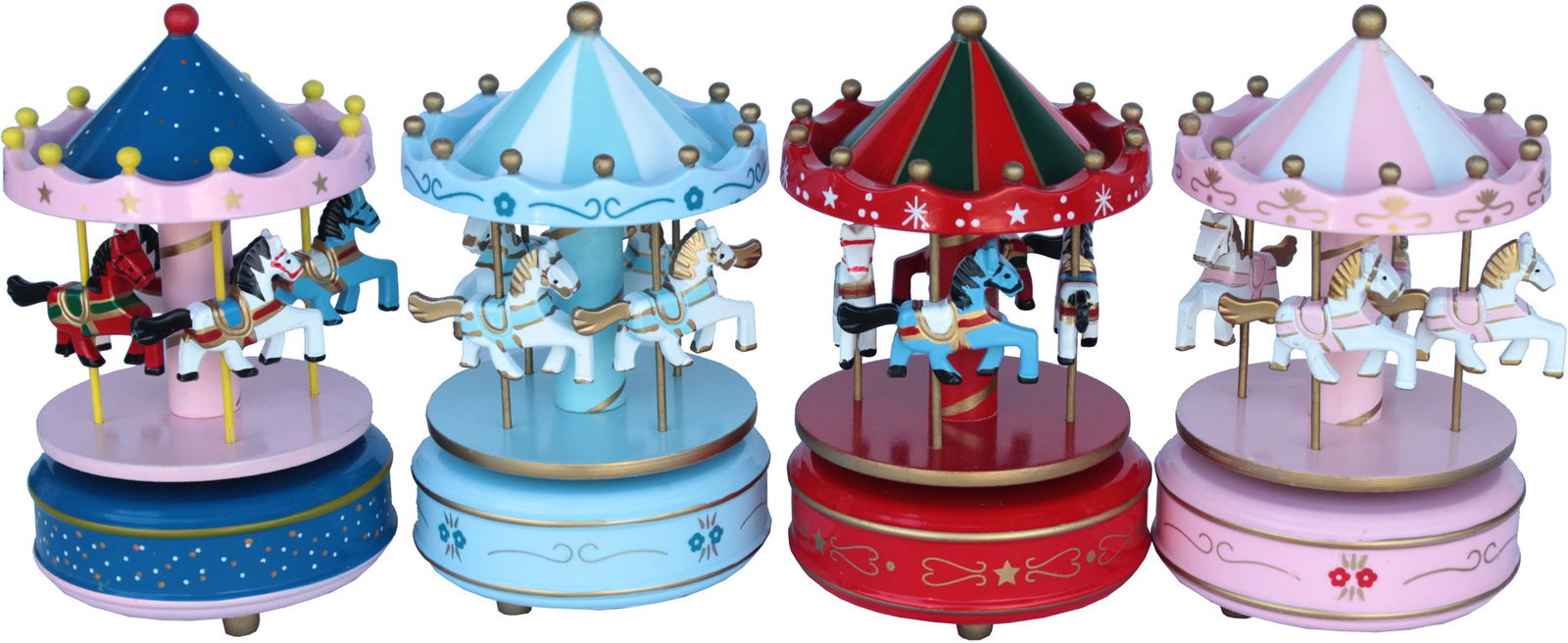 Nostalgic Handmade Carousel Music Box