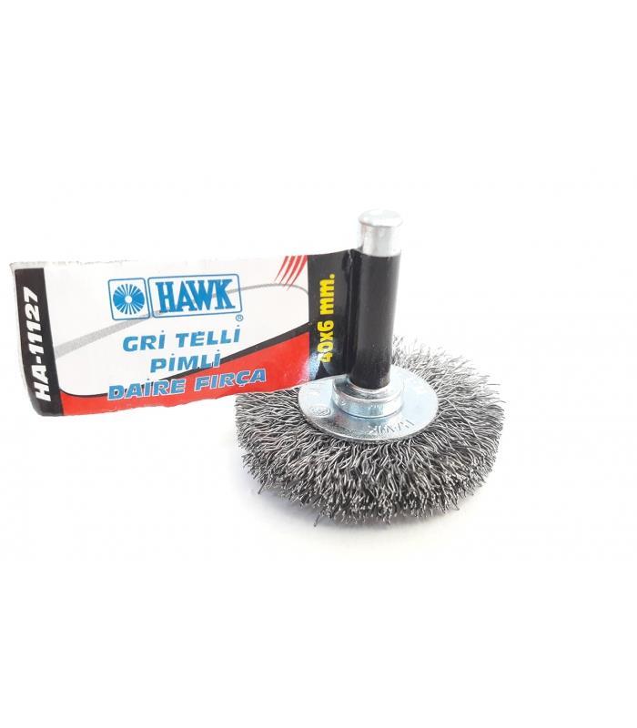 Hawk HA11127 Pin Gray Wire Circular Brush 40x6 mm