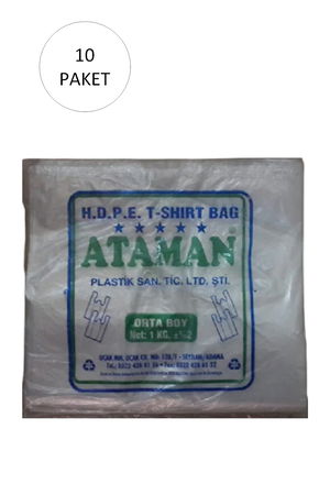 Thick Transparent Athlete Bag Medium Size 27x47 Cm 1 Kg (10 Pack-Approximately 1,450 Pieces)