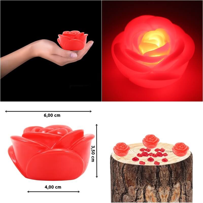 Led Lighted Rose Romantic Rose