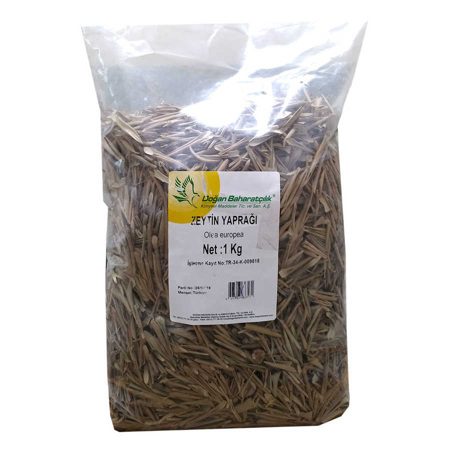 Olive Leaf Natural 1000 Gr Package