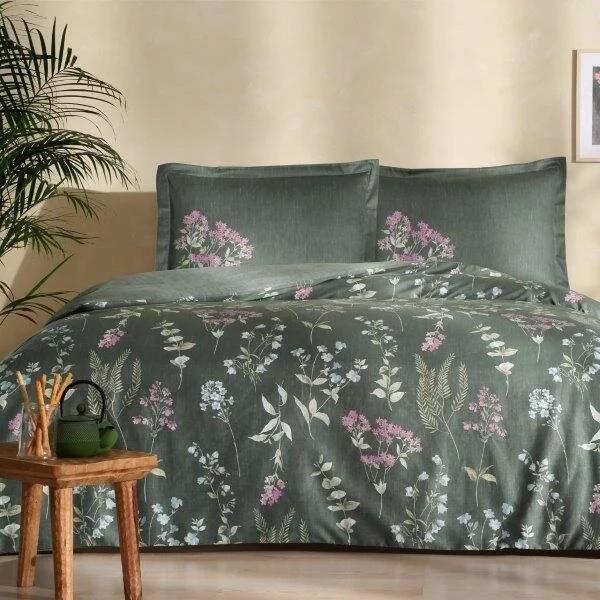 Double Satin Duvet Cover Ruth Green