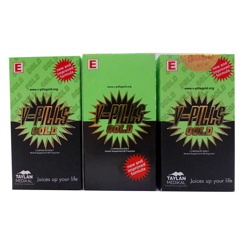 VPills Gold Bitkisel 60 Capsules 3Kutu