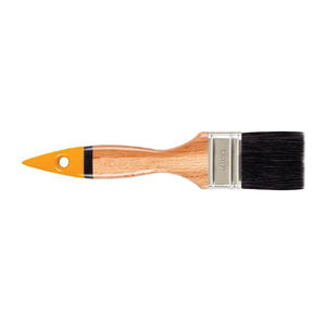 Luna Black Wooden Handle Oil Paint Brush No:2