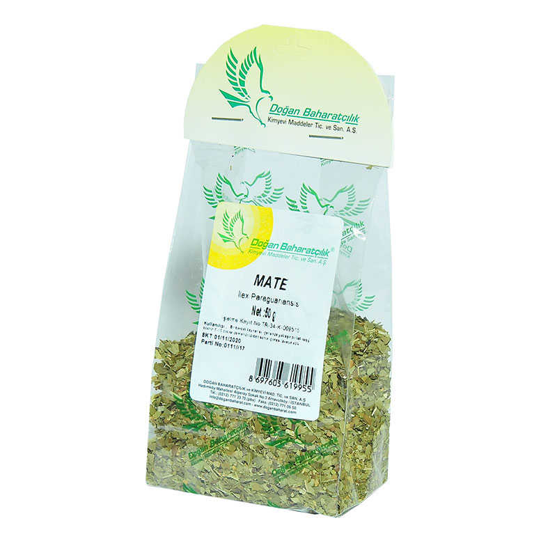 Mate Leaf Herb Natural 50 Gr Package