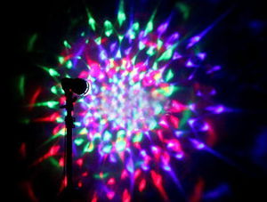 Colorful Led Rotating Head Disco Bulb