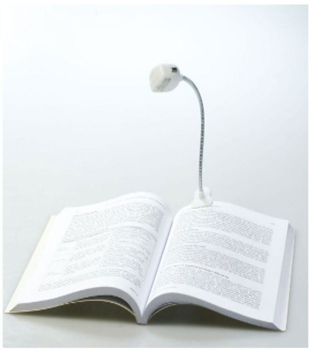 Latching Battery Powered Led Book Reading And Lighting Lamp