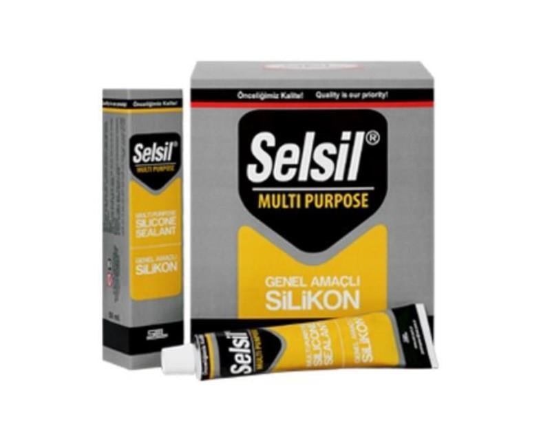 Selsil General Purpose Tube Silicone 50 ml White