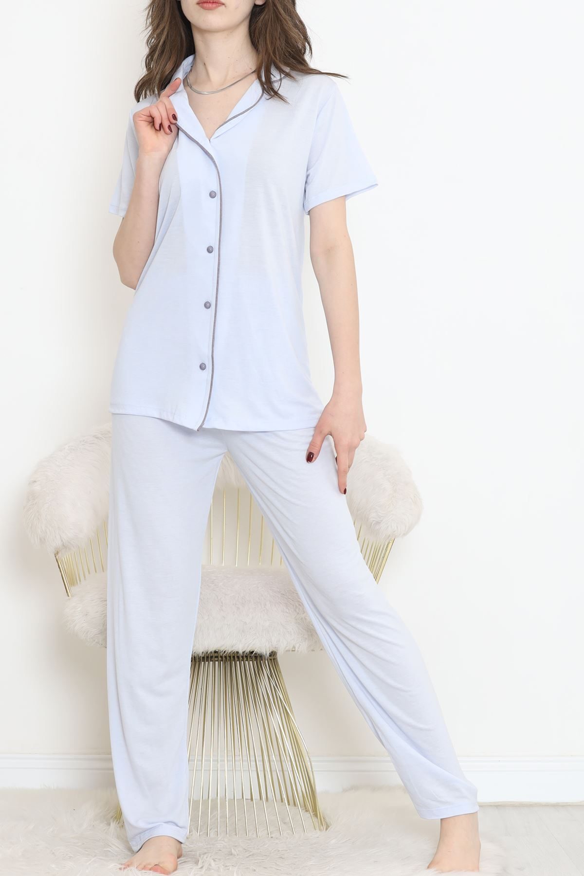 Short Sleeve Polyviscose Suit Bebemavi