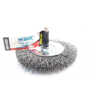 Hawk HA11133 Pin Gray Wire Circular Brush 75x10 mm