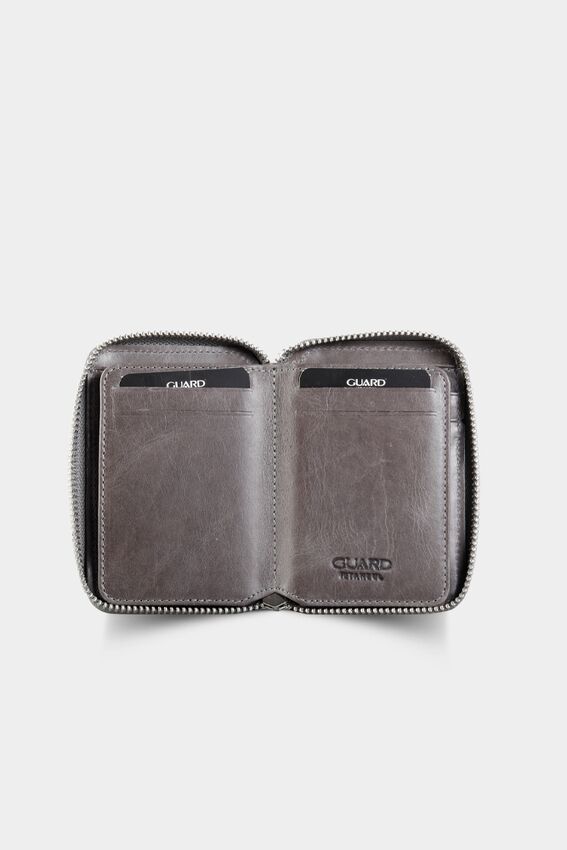 Gift Antique Gray Portfolio - Wallet Set