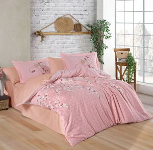 Double Poplin Duvet Cover Set Missy Powder