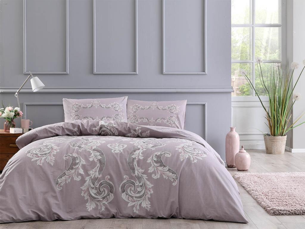 Ranforce Double Duvet Cover Set Chelsea Lilac