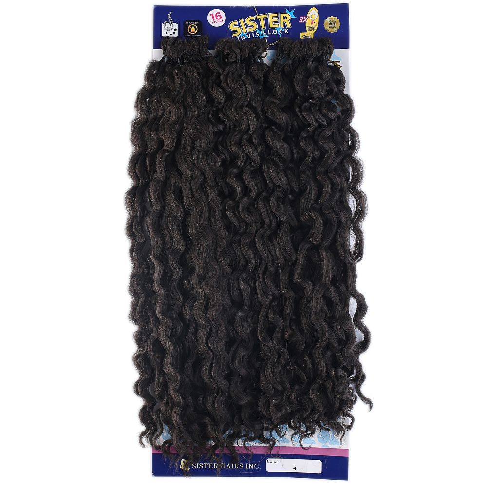 Afro Hair Wavy Hair/Brown 4