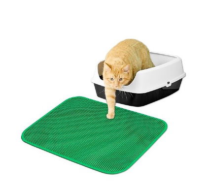 Sieve Cat Toilet Mat - Green