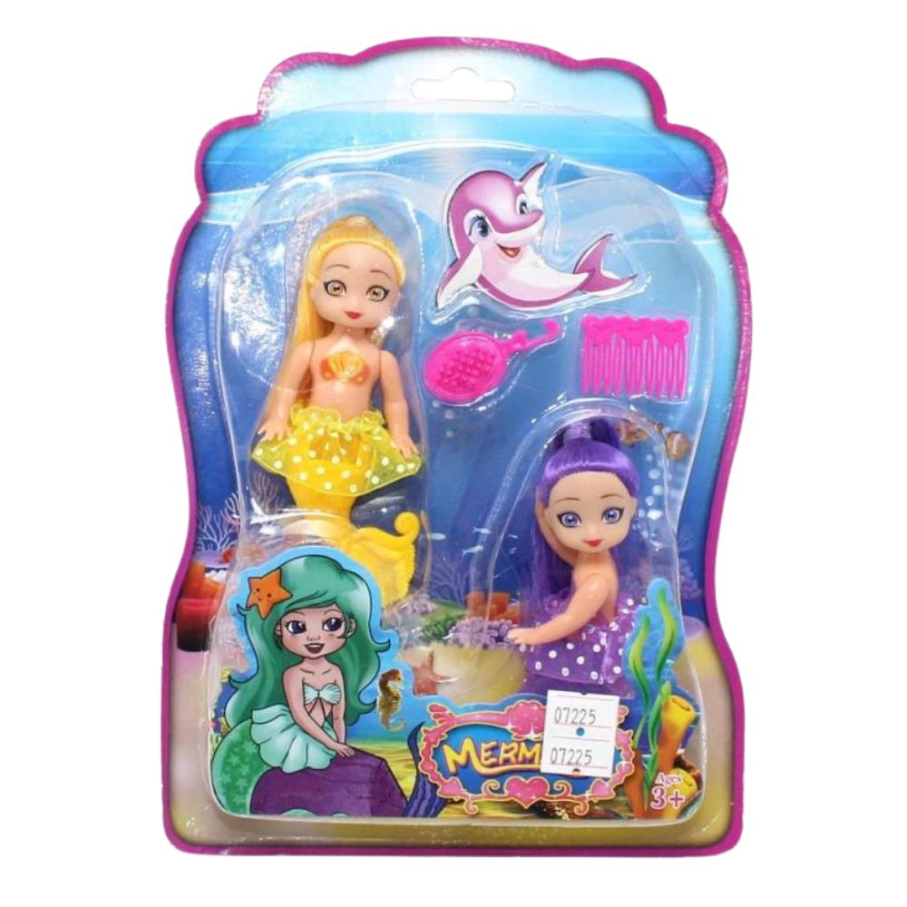 Cute Mermaids 2-Piece Figure Set