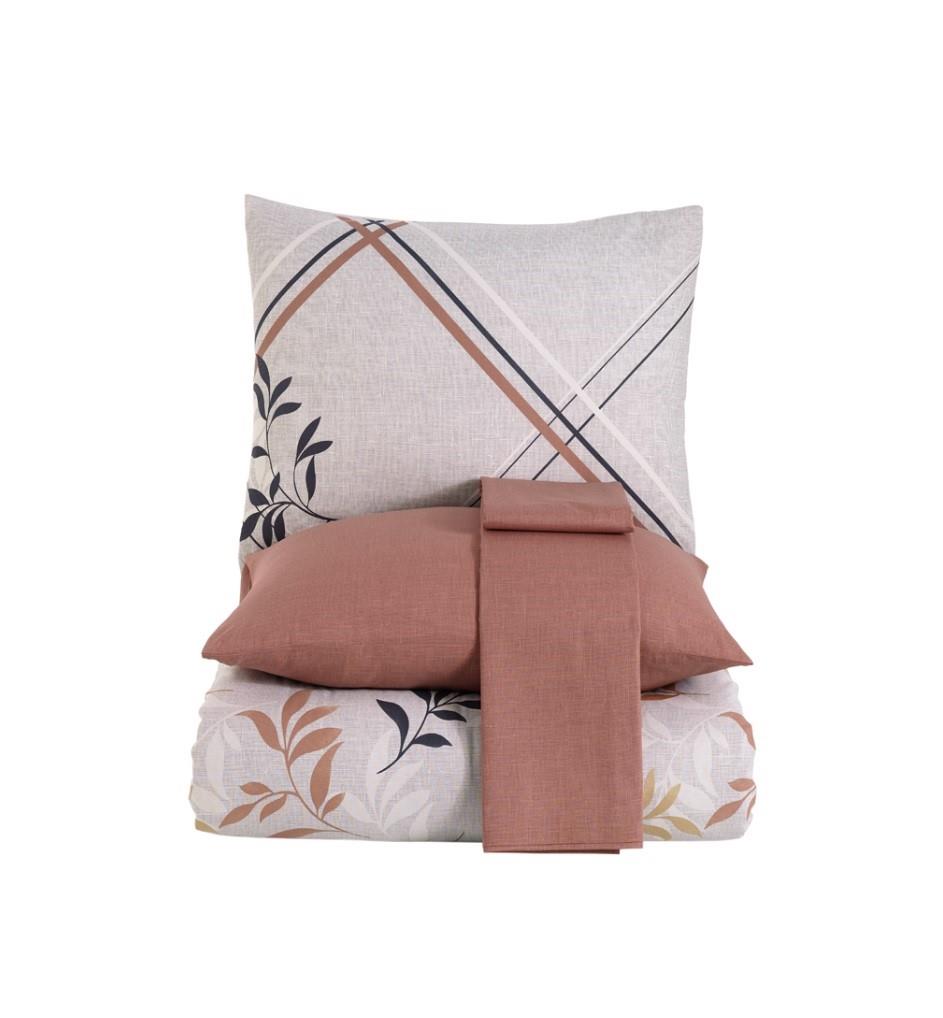 Double Ranforce Duvet Cover Belen Coffee