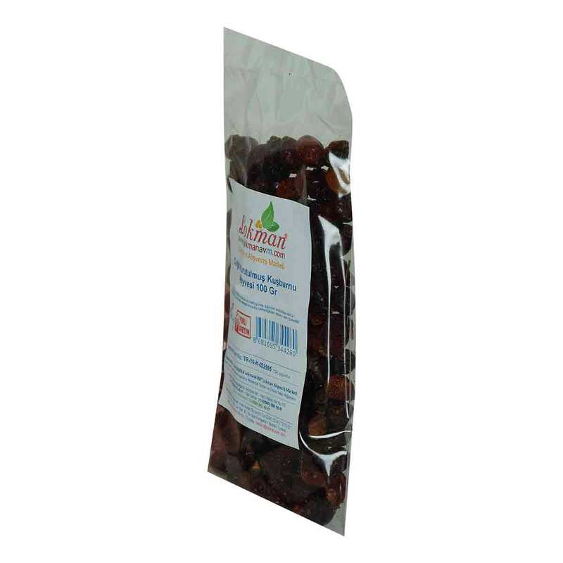 Rosehip Natural Dried 100 Gr Package