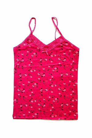 Women's Strappy Patterned Tank Top Lacy Spun Cotton Combed D3