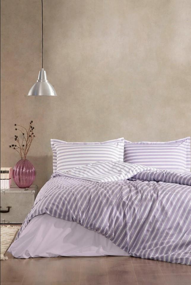 Özdilek Double Ranforce Duvet Cover Trioline Purple