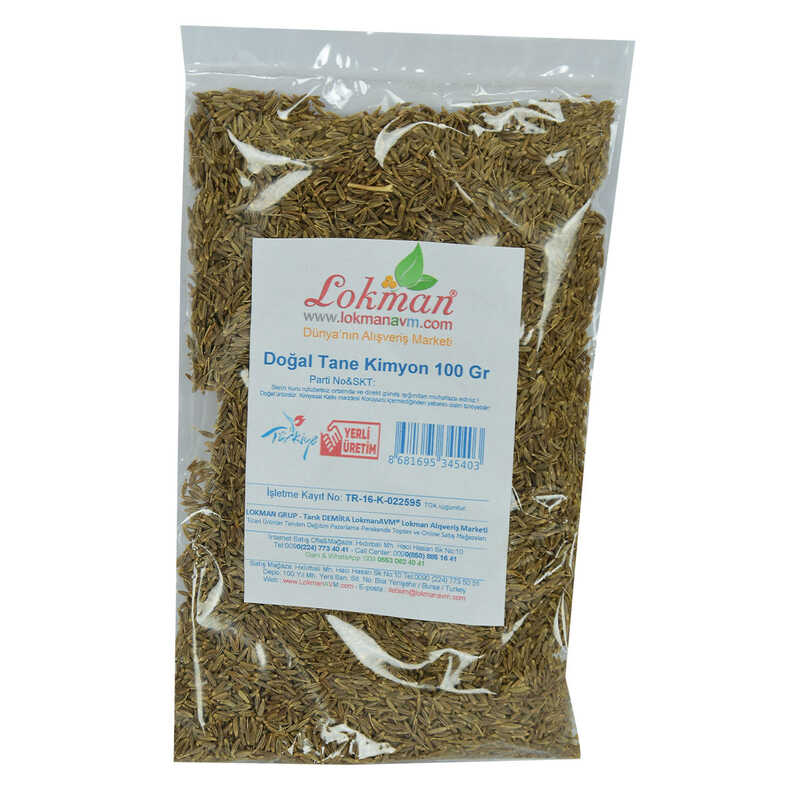 Cumin Natural Grain 100 Gr Package