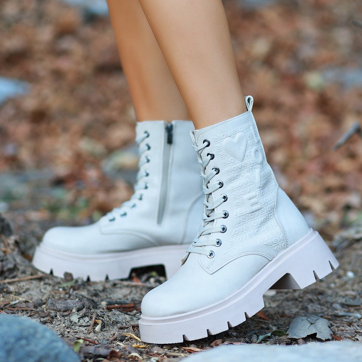 Skin Skin Lace-up Boots