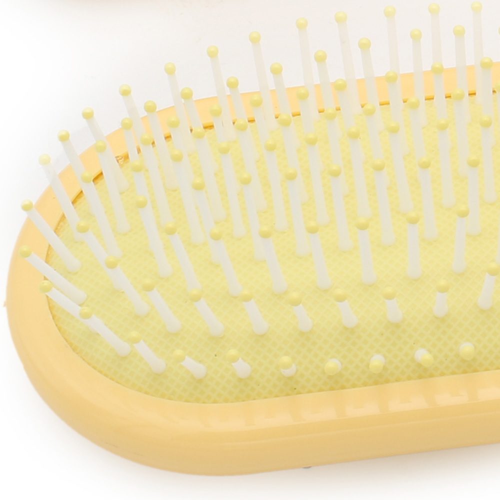 Special Hair Detangling Brush with Bun / Yellow / JT8590