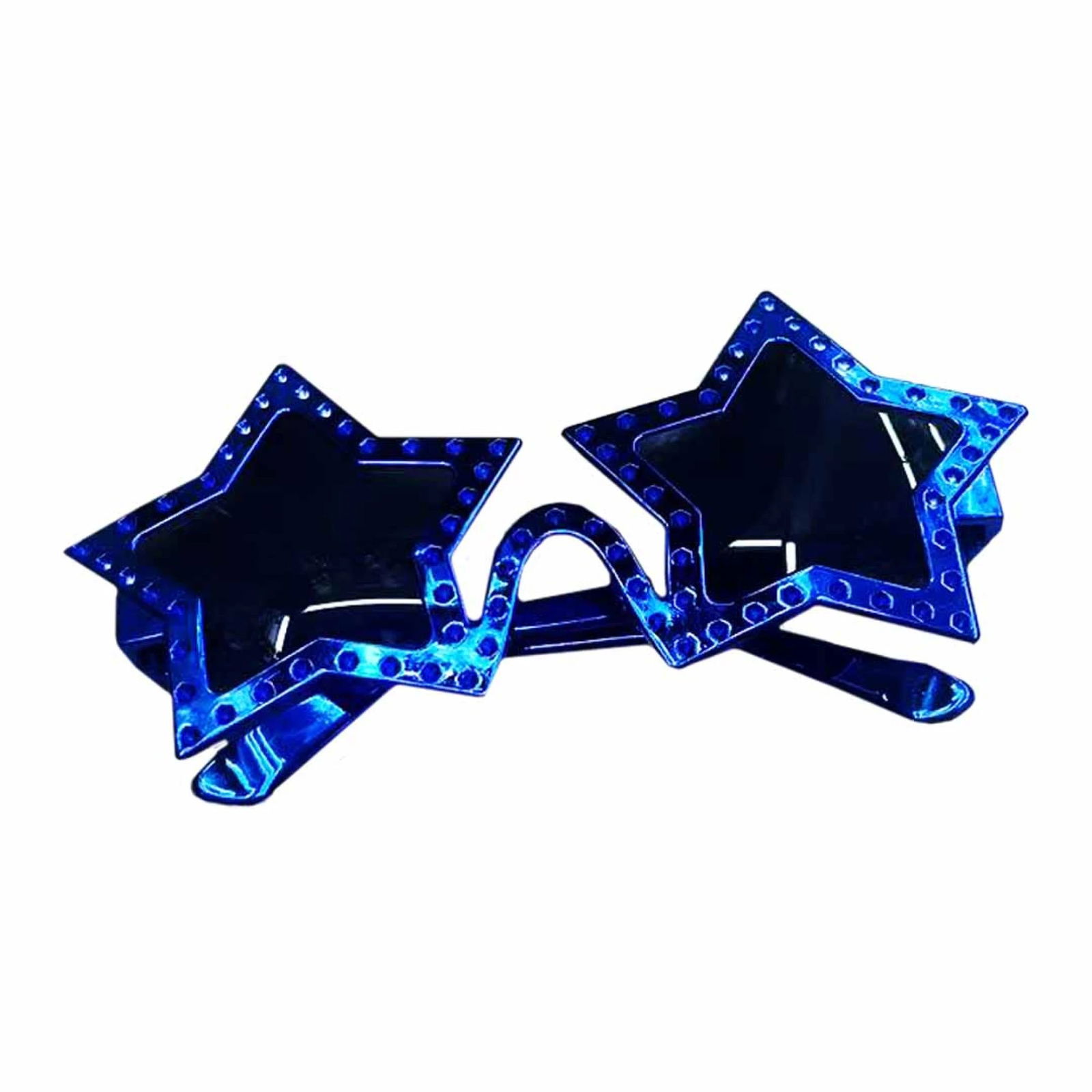 Blue Color Star Shape Party Glasses Retro 16X7 cm